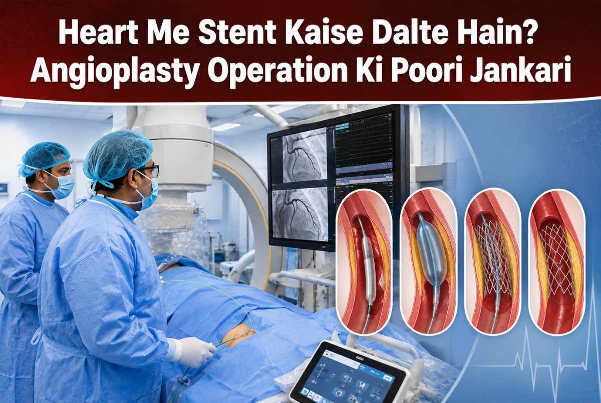 Heart Me Stent Kaise Dalte Hain? Angioplasty Operation Ki Poori Jankari